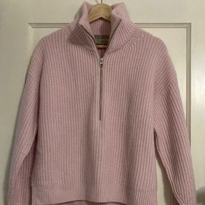 The Felted Merino Half-Zip Sweater